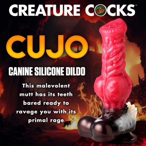 Creature Cocks Cujo Canine Silicone Dildo 10 Inch 1