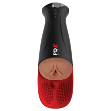 PDX ELITE - FAP-O-MATIC PRO XL AUTOMATISCHER VIBRATIONS-STROKER BRAUN 34,9 CM