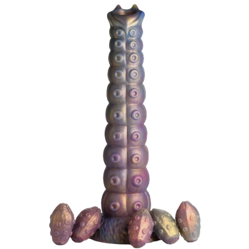 Creature Cocks Deep Invader Tentacle Ovipositor Silicone Dildo with Eggs 11.5 Inch 1