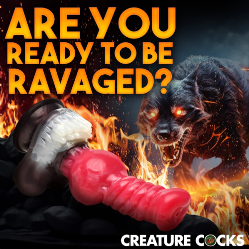Creature Cocks Cujo Canine Silicone Dildo 10 Inch 2