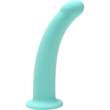 Me You Us Curved Dildo Aqua 7 Inch