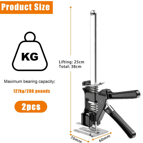 2 Pack Labor Saving Arm Jack, Portable Hand Lifting Tool, Multi-Function Height Adjustment Lifting Device, Arm Tool Lift for Installing Furniture, Do 1