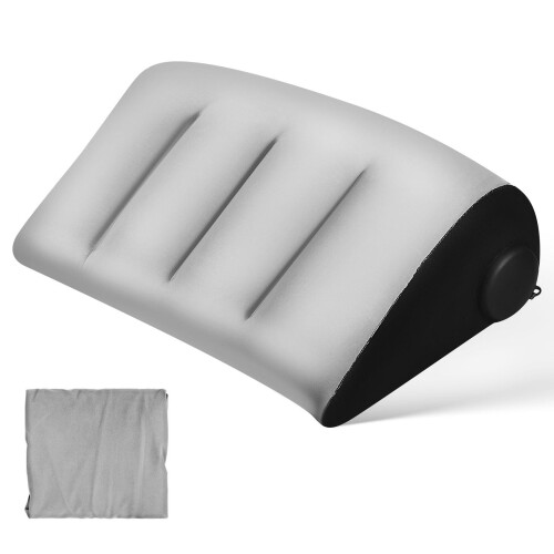 5Pcs PVC Inflatable Travel Pillow Ergonomic Triangle Shape for Camping