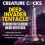 Creature Cocks Deep Invader Tentacle Ovipositor Silicone Dildo with Eggs 11.5 Inch 12