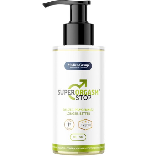 Super Orgasm Stop Men's Cooling Delay Gel 150ml