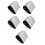 5Pcs PVC Inflatable Travel Pillow Ergonomic Triangle Shape for Camping 5