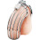 Blue Line Prisoner Cock Cage Silver 1