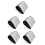 5Pcs PVC Inflatable Travel Pillow Ergonomic Triangle Shape for Camping 4