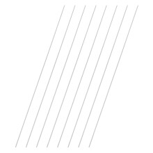 sourcing map 8 Pcs Round Steel Rod 1.1mm Diameter HSS Lathe Bar Stock Tool 200mm Long for Shaft Gear Drill Lathes Boring Machine Turning Miniature Ax