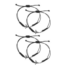 8Stk Hockey Fan Armbänder Sportliche Geflochtene Armbänder