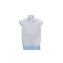 Abena Self Adhesive Disposable Adult Bib with Pocket - Pack of 100, White, M