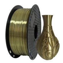 Silk Antique Gold PLA Filament 1.75 mm 1KG 3D Printer Filament Spool 3D Printing Materials Silky Shiny Old Gold Filament Metallic Metal Bronze Brass