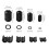 Ferrite Ring Core Black RFI EMI Noise Suppressor Cable Clip-20Pcs 2