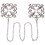 Me You Us Flower Design Nipple Clamps 1