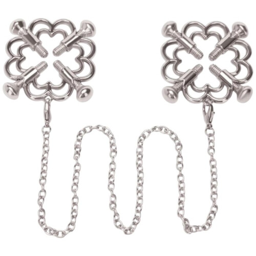 Me You Us Flower Design Nipple Clamps