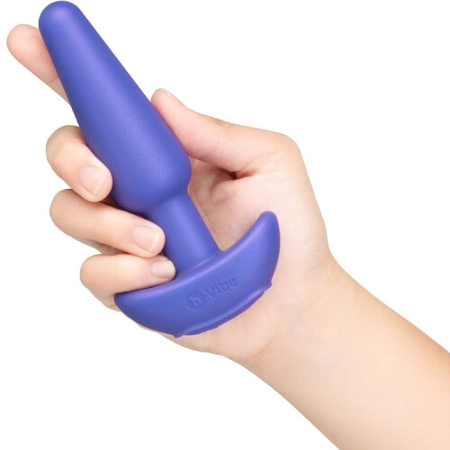 b-Vibe Butties Shake Slimline Vibrating Silicone Butt Plug 2