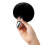 Whipsmart Black Bunny Tail Metal Butt Plug 2