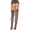 Leg Avenue Backseam Fishnet Suspender Tights Black 7