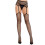 Leg Avenue Backseam Fishnet Suspender Tights Black 3