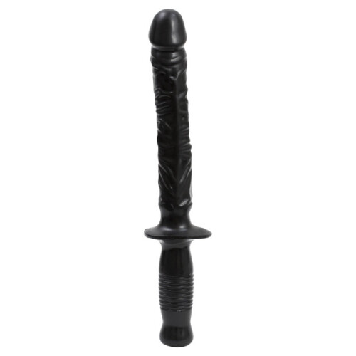 Doc Johnson Doc Johnson Classic Man Handler Dildo Black 9 Inch
