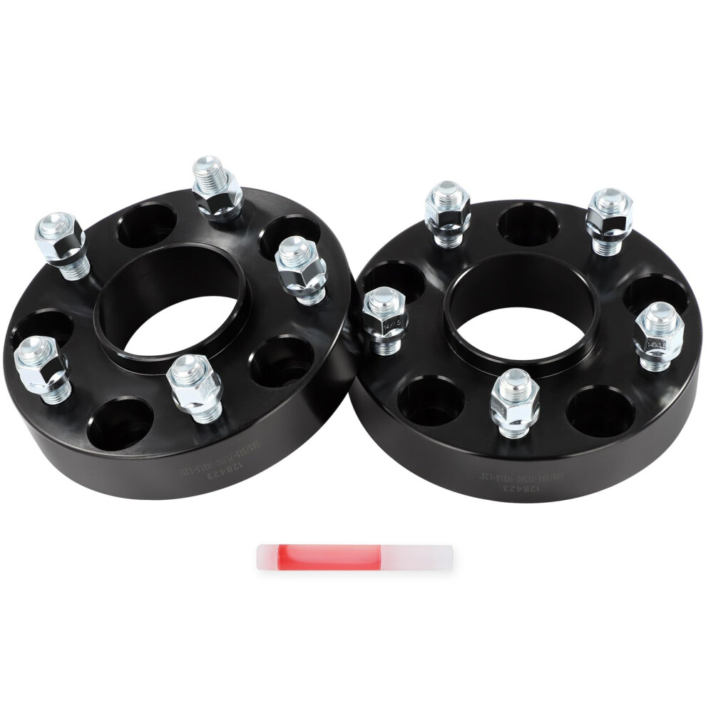 Wheel Spacers 5X5 1.25 Inch Hubcentric Adapters For Jeep Wrangler Gladiator Â Wider Stance Stability 9099447409188