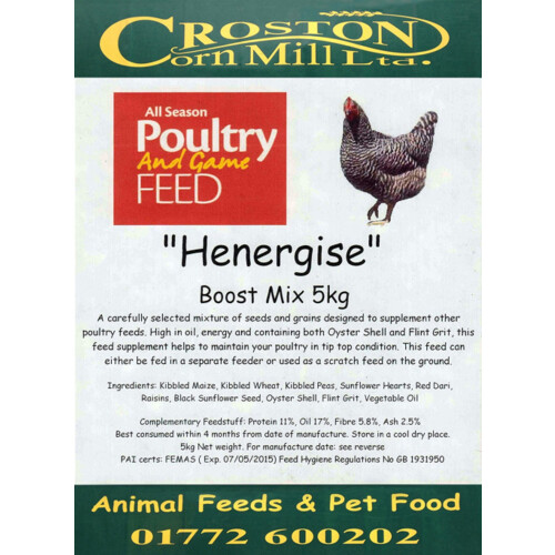 5kg Poultry"Hi-Energy" Boost Mix - Condition Feed 1