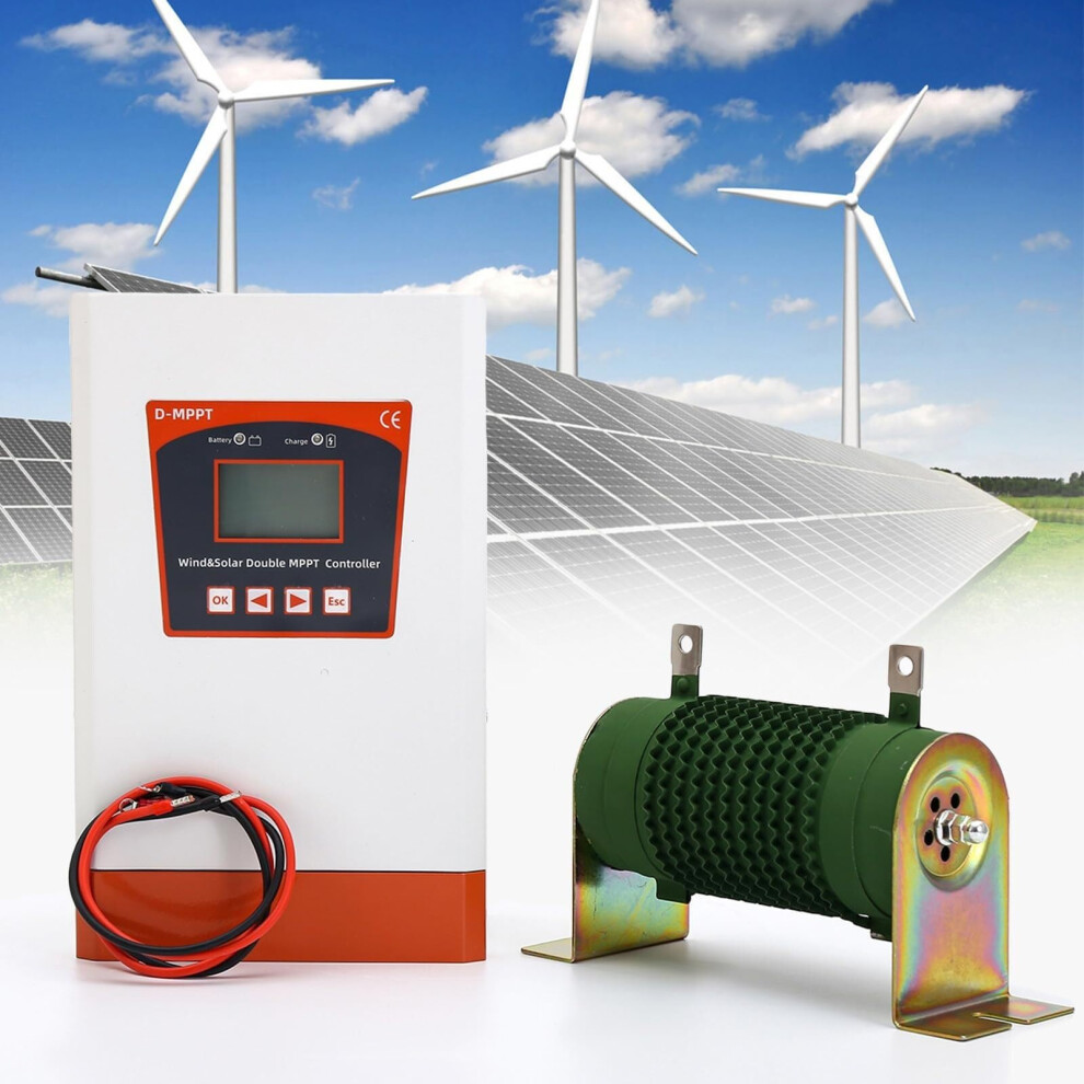 12000W Wind Solar Hybrid Charge Controller Dual Mppt Efficiency Bluetooth Monitoring 12V/24V/48V 9099447409218