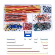 560 PcsJumper Wire Kit, 14 Lengths Assorted Breadboard Jumper Wire Cable, Preformed U-shape Solderless Male to Male Jumper Wires Prototyping Breadboa