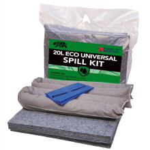 BearTOOLS Eco Spill Control Kit 20L Spills | Environmentally Friendly | 85% Recycled Natural Fibres | Reduce Carbon Footprint | Sustainable Absorbent
