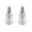 JUNSHI E14 to E27 Adapter Lamp Socket Converter,Small Screw to Edison Screw Adapter,2 Pack 1