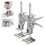 2 Pack Full Metal Labor Saving Arm Jack, Multi-Function Height Adjustment Lifting Device, Two-Speed Descent Mod, Lifter Cabinet Jack for Installing C 1