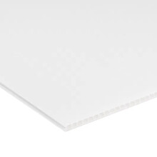 the-aluminium-shop Durable 2mm Thick Correx White - 2400 x 1200 mm - Versatile and Sturdy Material Rolled Delivery (2 Sheets, White)