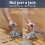 2 Pack Full Metal Labor Saving Arm Jack, Multi-Function Height Adjustment Lifting Device, Two-Speed Descent Mod, Lifter Cabinet Jack for Installing C 5