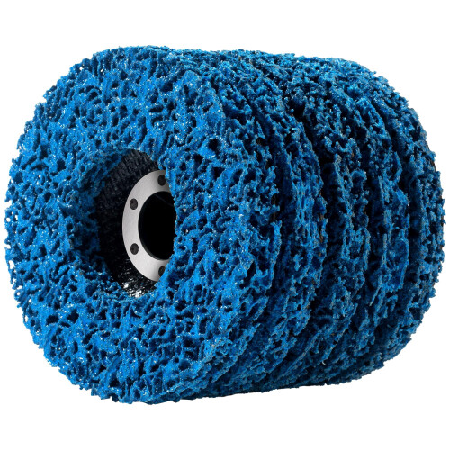 SATC 5 PCS Strip Discs 115mm Stripping Discs for Angle Grinder Paint Stripper Wheel Rust Stripper Disc Quick Abrasive Discs Paint Rust Oxidation Remo