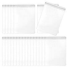 PATIKIL Jewelry Anti Oxidation Bag, 100 Pcs PVC Jewelry Anti Tarnish Storage Zipper Bags for Packaging Jewelry, Earrings, Rings, Necklaces, 3.15 x 3.