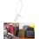 QWORK 100PCS Anti-Tamper Seals Plastic Security Seals Security Tags Pull Ties for Luggage Fire Extinguisher (White) 4