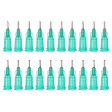 PATIKIL Blunt Tip Dispensing Needles 18G, 20 Pcs 1/4 Inch Industrial Liquid Dispenser Needle with Lure Lock for Refilling Liquid Ink Adhesive Glue
