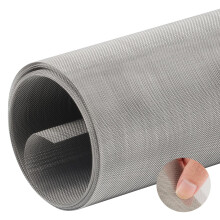 Stainless Steel Woven Wire Mesh Roll, 60 Meshs Filter Screen Sheets, Metal Fine Wire Mesh Sheets Panels for Insect Mouse Rodent Proof Window Air Vent