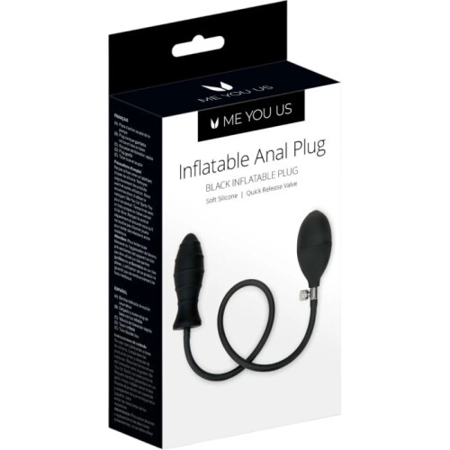 Me You Us Inflatable Anal Butt Plug 4 Inch 1