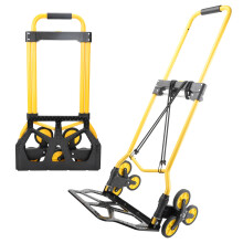 YEAUPE PRO Sack Truck, 85 kg Load Capacity, Folding Sack Truck, Height Adjustable & Stair Climber for Moving & Heavy Items, Stair Carts with 3 Expand