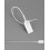 QWORK 100PCS Anti-Tamper Seals Plastic Security Seals Security Tags Pull Ties for Luggage Fire Extinguisher (White) 2