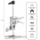 2 Pack Labor Saving Arm Jack, Multi-Function Height Adjustment Lifting Device with Scale, Two-Speed Lifter Jacks, Arm Tool Lift for Installing Cabine 2