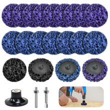 YBCCBY 20 PCS Strip Discs Stripping Wheel, 50mm Durable Poly Paint Removal Disc Silicone Carbide Paint Stripper Metal Rust Remover Wheel Rust Removal