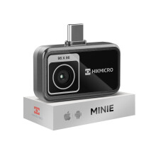 HIKMICRO MiniE Thermal Camera Android/iOS, 9696 IR Resolution, 192192 SuperIR Thermal Imaging Camera, No Battery, for Phone/Tablet,USB-C Port,Suppo