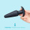 b-Vibe Butties Hefty Weighted Silicone Butt Plug Large 10
