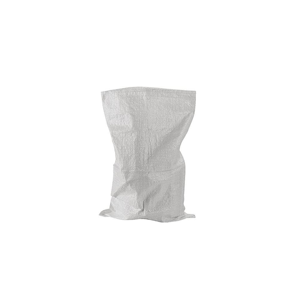 A&A Supplies Uk - 20 X Woven Rubble Builder Sacks Bags - Strong Builders Bag - Heavy Duty White Jumbo Waste Sack 60 X 100 Cm (24.5 X 39") (20) 62731973