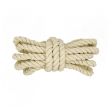 Thick Cotton Rope Macrame Cord for Garden Crafting Decoration 20mm x 5m Wall Hanging Plant Hanger Strong String Beige