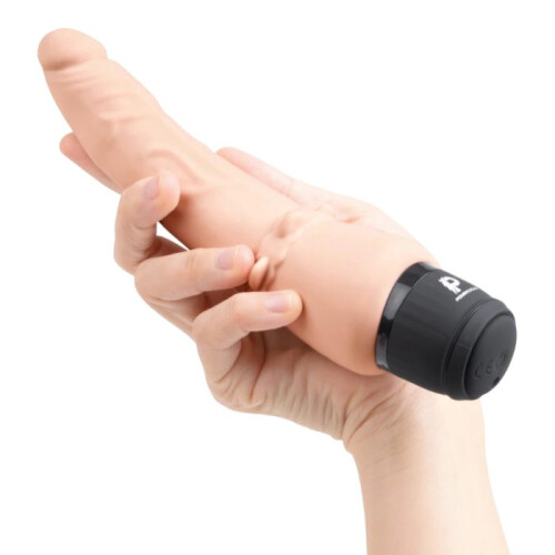 Powercocks 7 Inch Realistic Slim Anal Silicone Vibrator 2