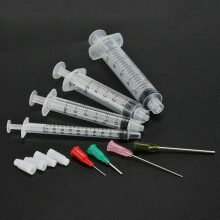 Dispensers Applicator Syringes Set, 1/3/5/10ml Dispensing Syringes With Dispensing Needles And Caps for DIY Quilling, Acrylic Painting, Oiler Bottle,