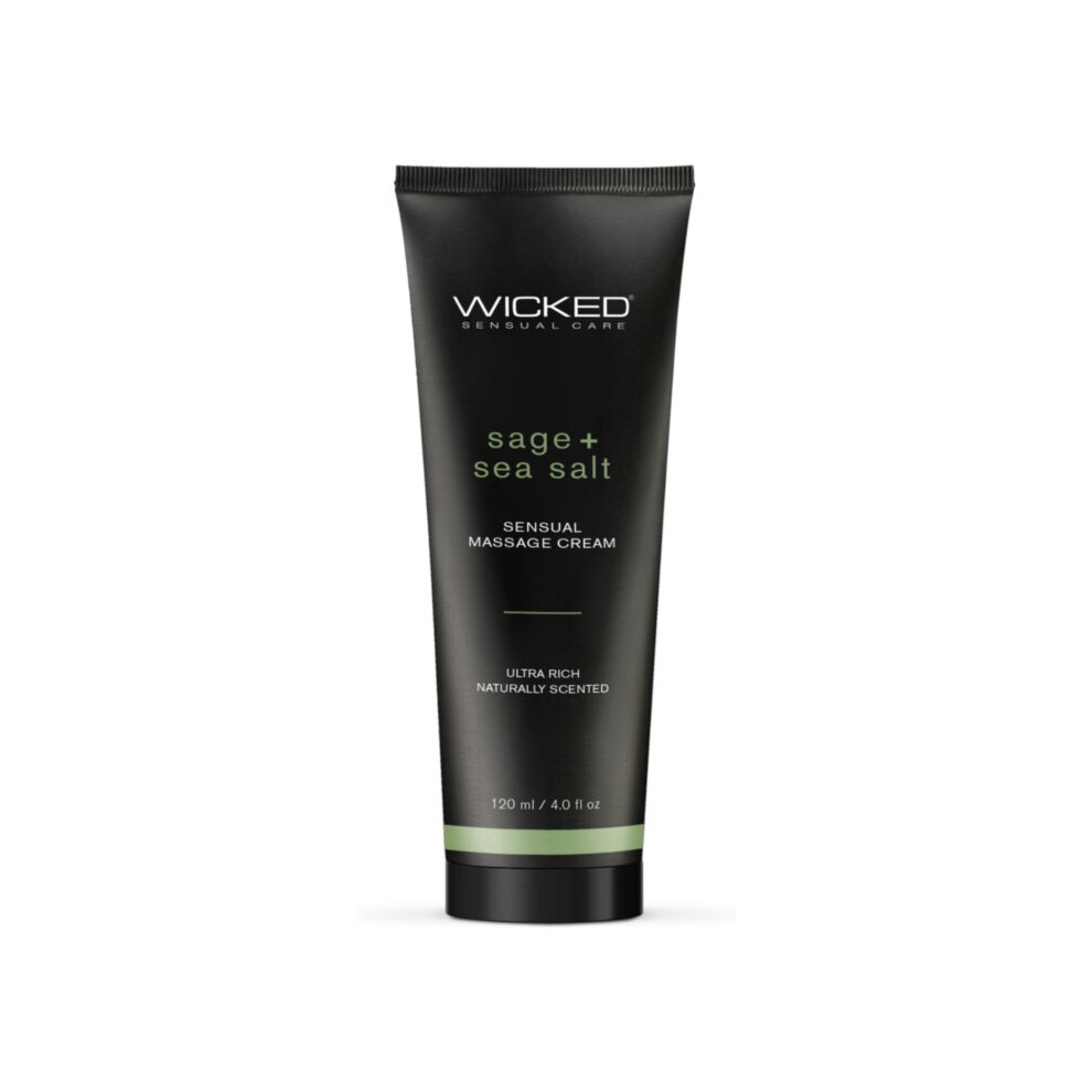 Wicked Sensual Care Cream Sage & Sea Salt Sensual Massage 120Ml